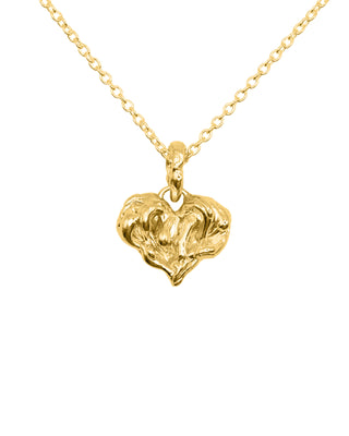 ‘your heart skips’ gold pendant (pre-order)