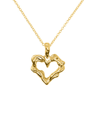 ‘follow your heart’ gold pendant (pre-order)