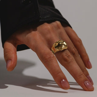 Gilded Lavawave ring N1 (pre-order)