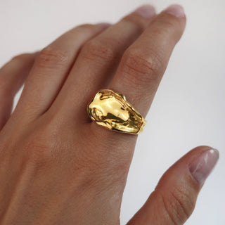 Gilded Lavawave ring N1 (pre-order)