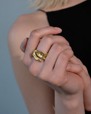 sprout gold ring (pre-order)