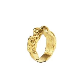 Gilded Lavawave ring N3
