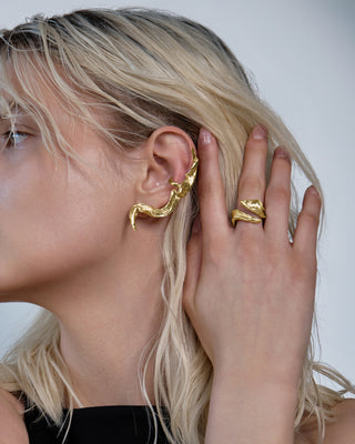 sprout ear-cuff gold (pre-order)