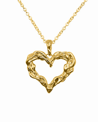 ‘bare your heart’ necklace gold (pre-order)