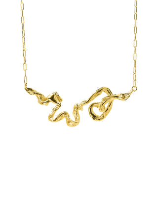 ivy necklace gold